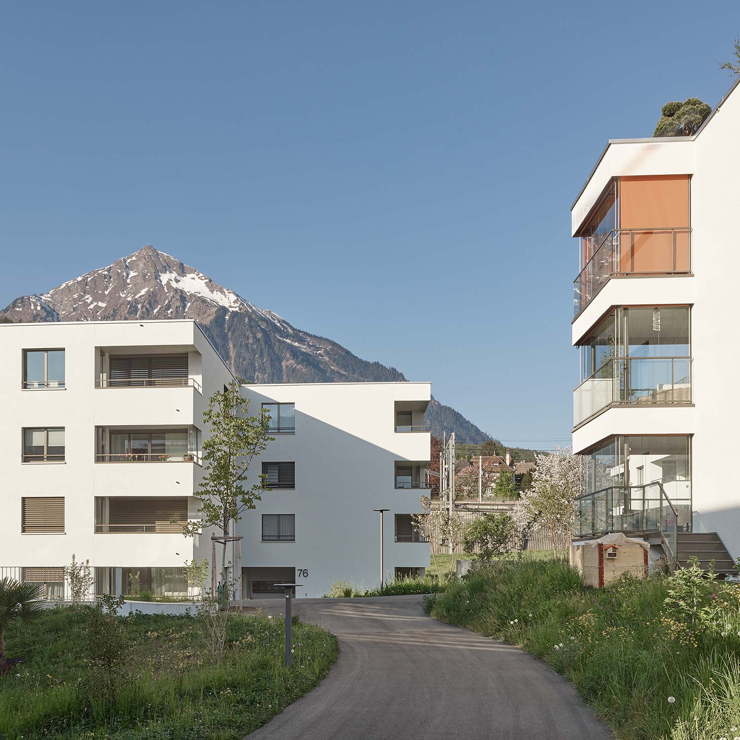 HMS Architekten AG Spiez Unterseen Wohnüberbauung Escherpark Spiez